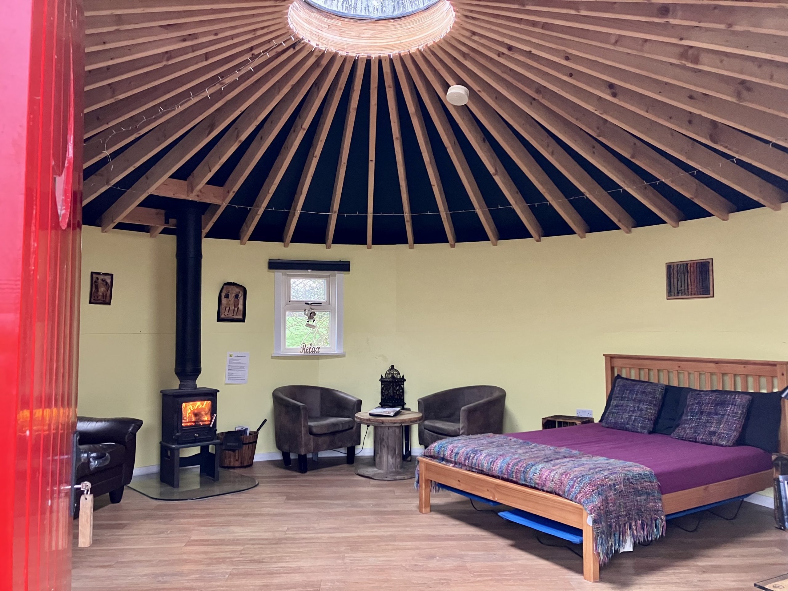 Inside The Yurt